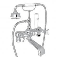 Perrin & Rowe U.3541X-APC - Edwardian™ Two Hole Tub Filler Without Risers