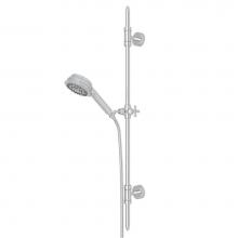 Perrin & Rowe D19000/3APC - Handshower Set With 38'' Slide Bar and 3-Function Handshower