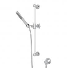 Perrin & Rowe AKIT8073XAPC - Handshower Set With 21'' Slide Bar and Single Function Handshower