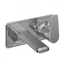 Perrin & Rowe U.3481LS-APC/TO-2 - Hoxton™ Wall Mount Single Handle Lavatory Faucet
