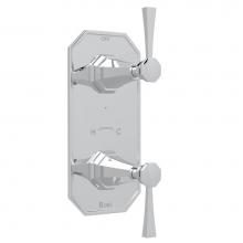 Perrin & Rowe U.8157LS-APC/TO - Deco™ 1/2'' Thermostatic Trim with Diverter
