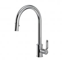 Perrin & Rowe U.4544HT-APC-2 - Armstrong™ Pull-Down Kitchen Faucet With C-Spout