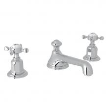 Perrin & Rowe U.3706X-APC-2 - Edwardian™ Widespread Lavatory Faucet With Low Spout