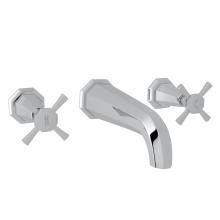 Perrin & Rowe U.3171X-APC/TO-2 - Deco™ Wall Mount Lavatory Faucet