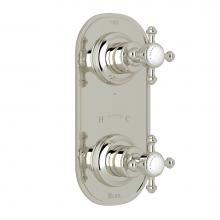 Perrin & Rowe U.8786X-PN/TO - Georgian Era™ 1/2'' Thermostatic Trim with Diverter