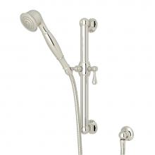 Perrin & Rowe 1282PN - Handshower Set With 24'' Grab Bar and Single Function Handshower