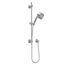 Perrin & Rowe MB2046APC - Handshower Set With 24'' Slide Bar and 5-Function Handshower