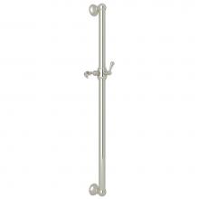 Perrin & Rowe 1270PN - 36'' Grab Bar With Handshower Slide Rail