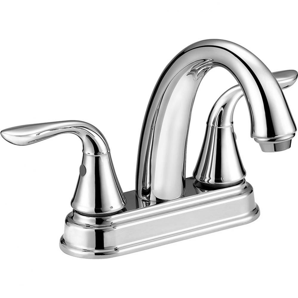 TWO HANDLE HIGH SPOUT BATHROOM FAUCET CP