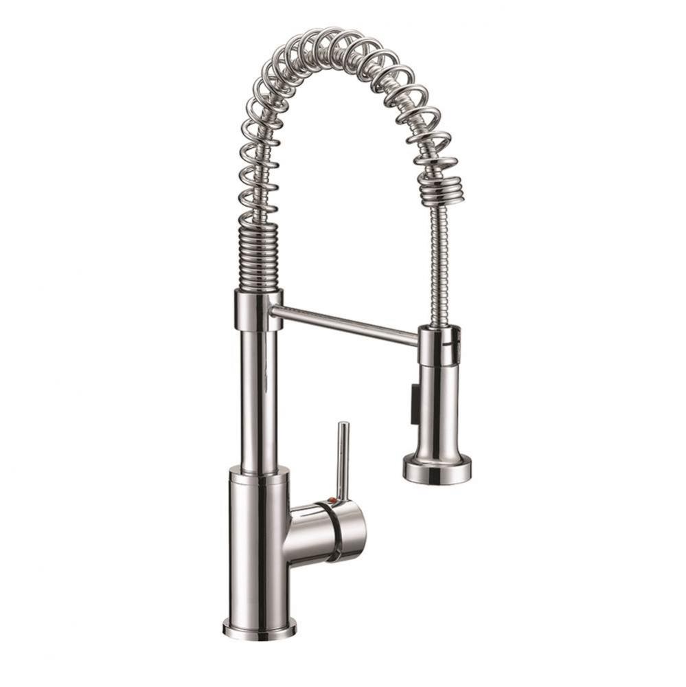 COMMERCIAL STYLE SPRING NECK FAUCET CP