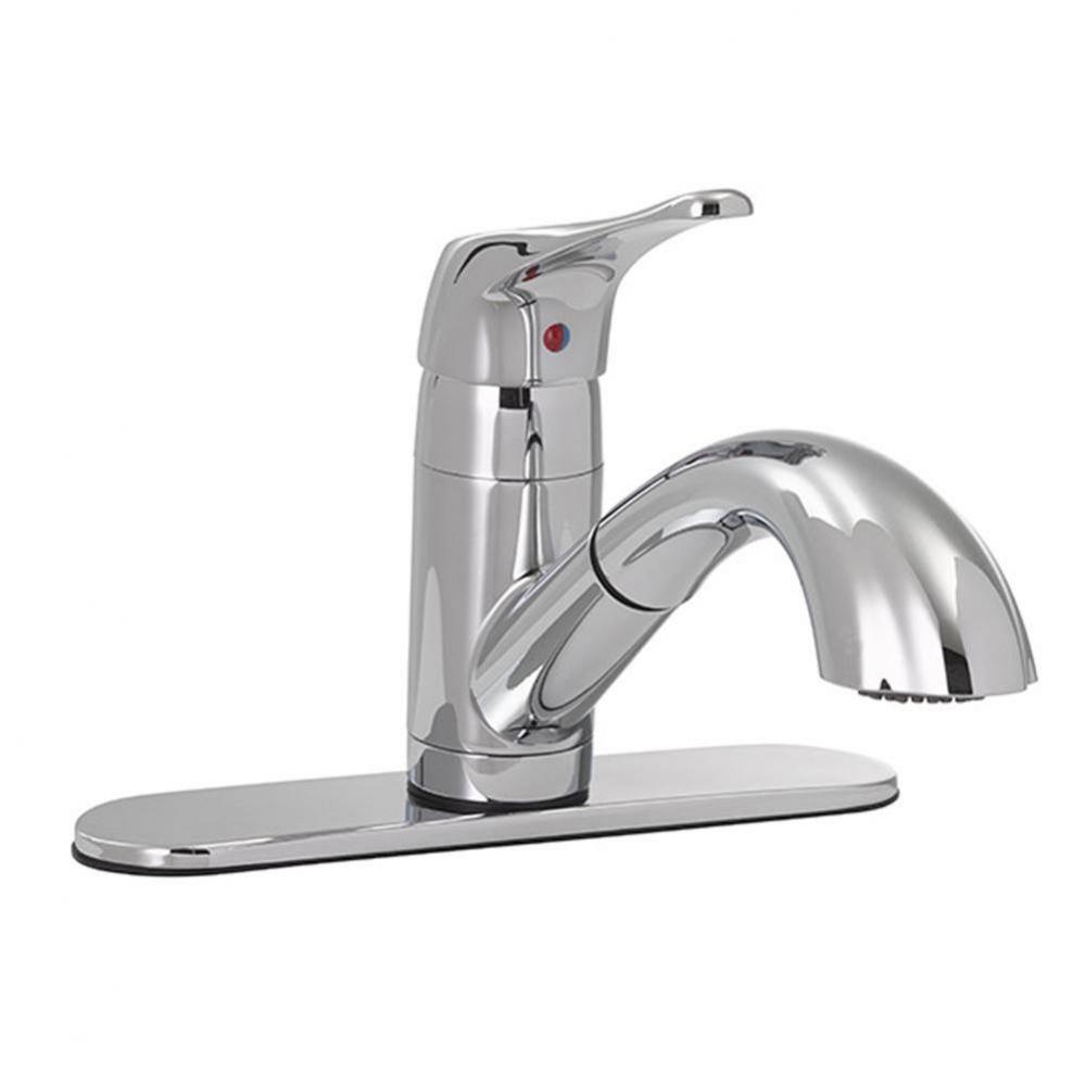 Chrome Plated Pull-Out Kitchen Faucet