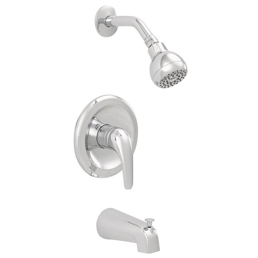Chrome Plated Tub/Shower Faucet, Trim Only