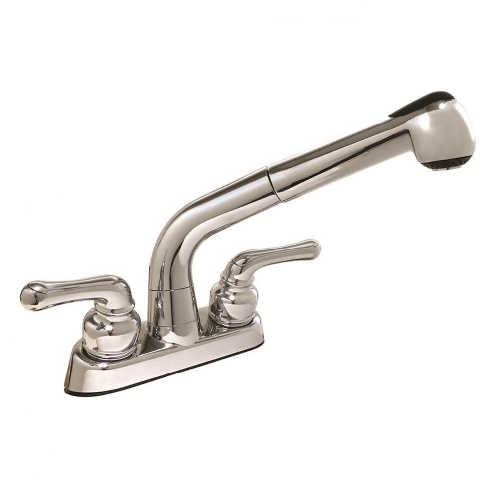 Chrome Plated Pull-Out Laundry Tray Faucet