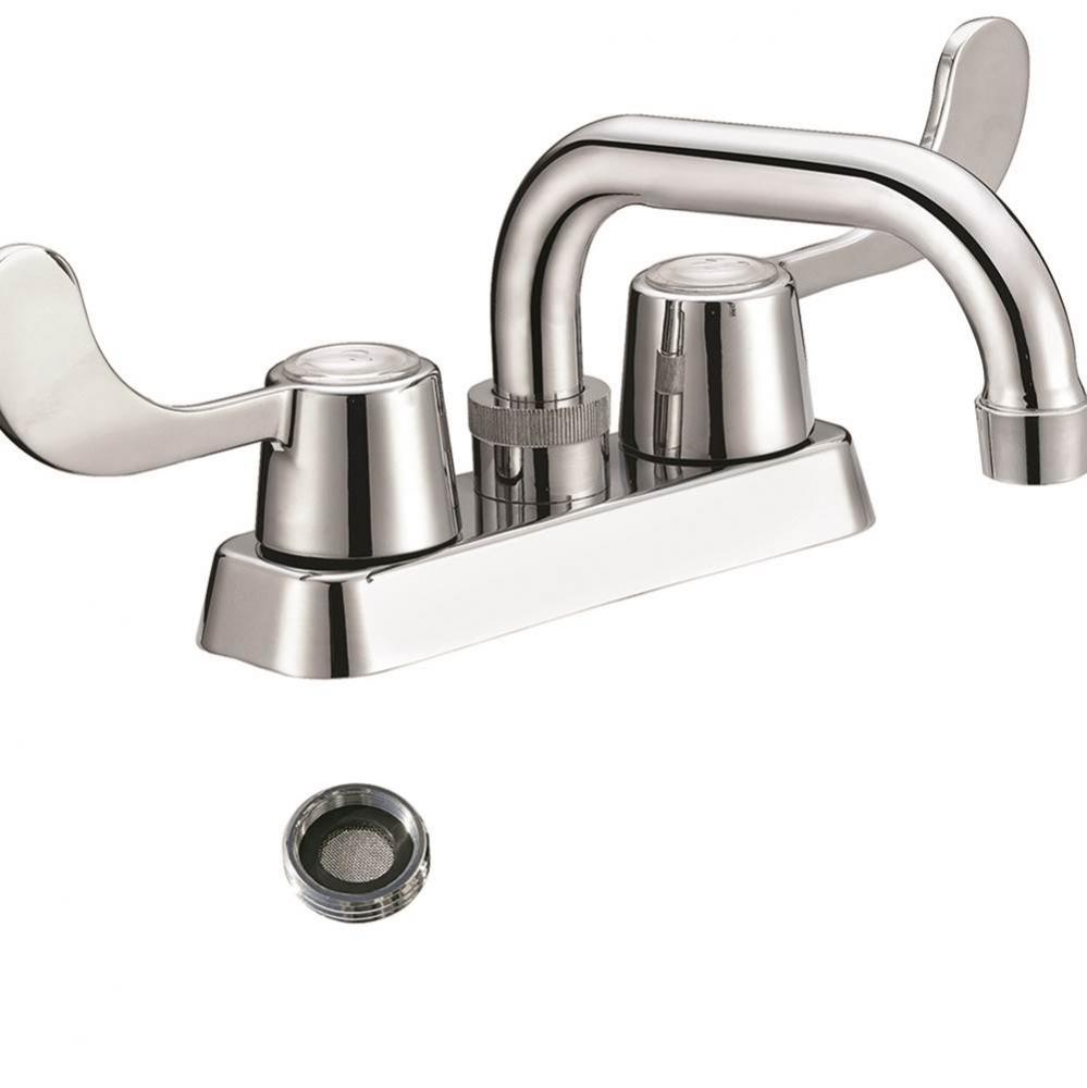 Chrome Plated Two Handle Handicap Laundry Tray Faucet
