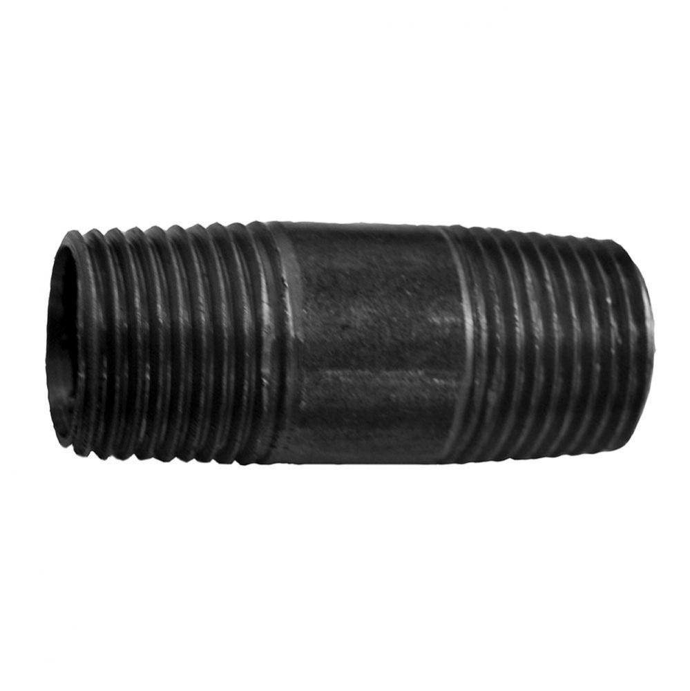 1/8 X 4 NIPPLE BLACK