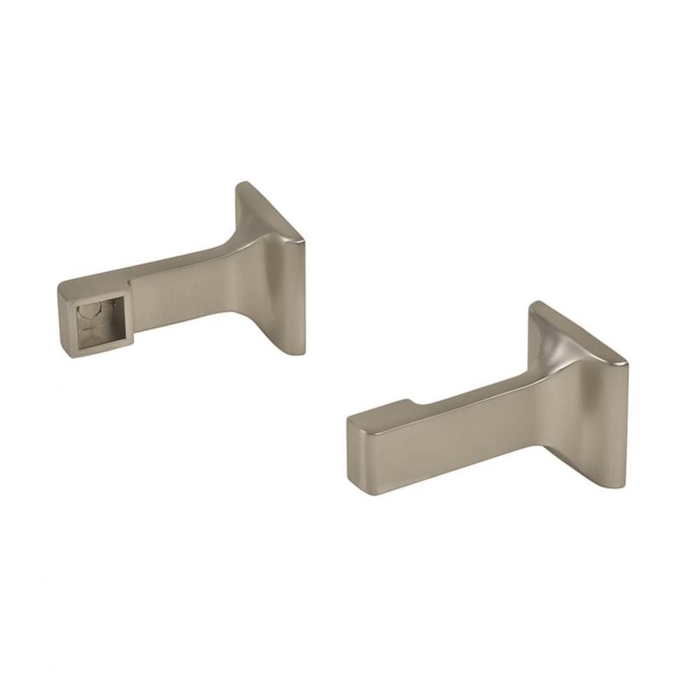 5/8 CONCEALED SQUARE SN TOWEL BAR BRACKETS (PAIR)