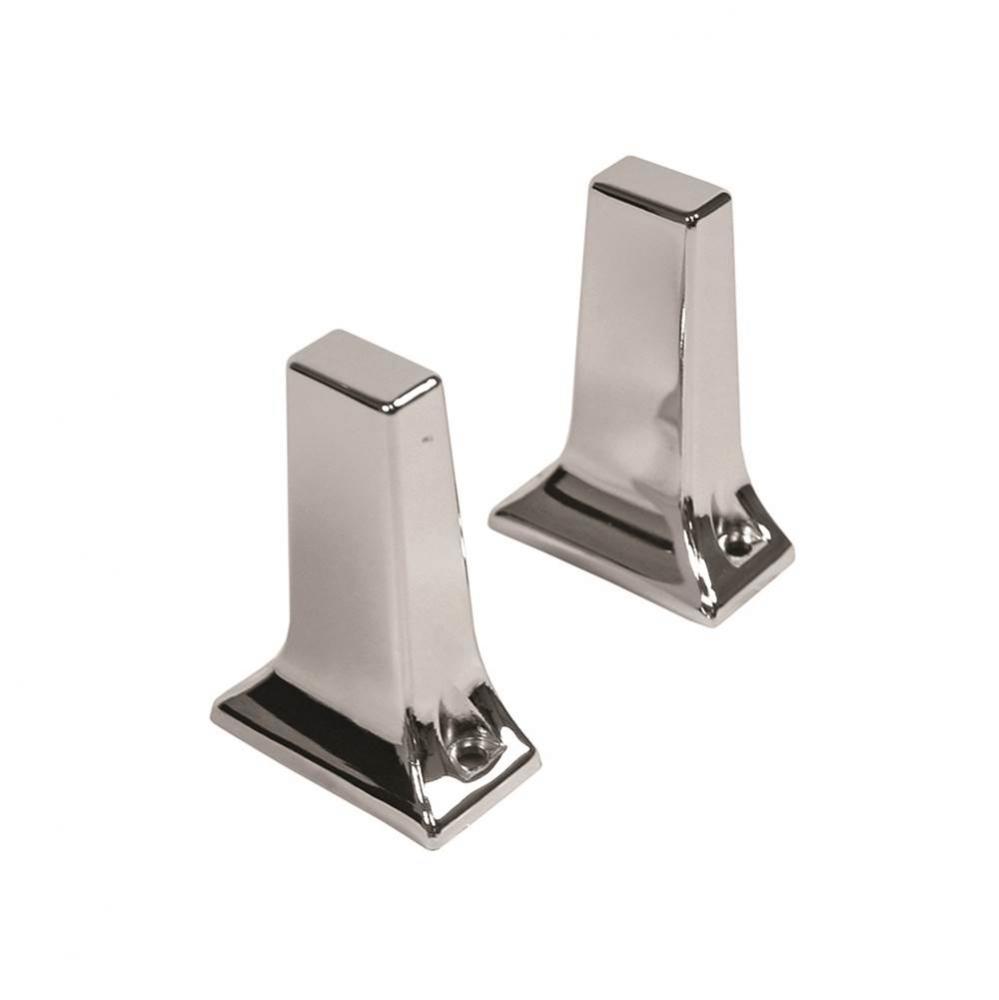 3/4 EXPOSED CHROME TOWER BAR BRACKET (PAIR)