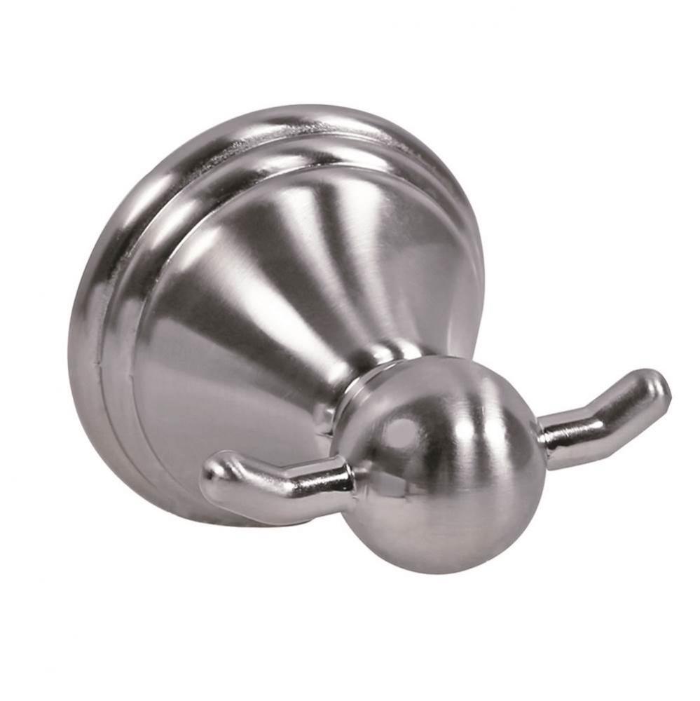 CONCEALED BELL CHROME DOUBLE ROBE HOOK