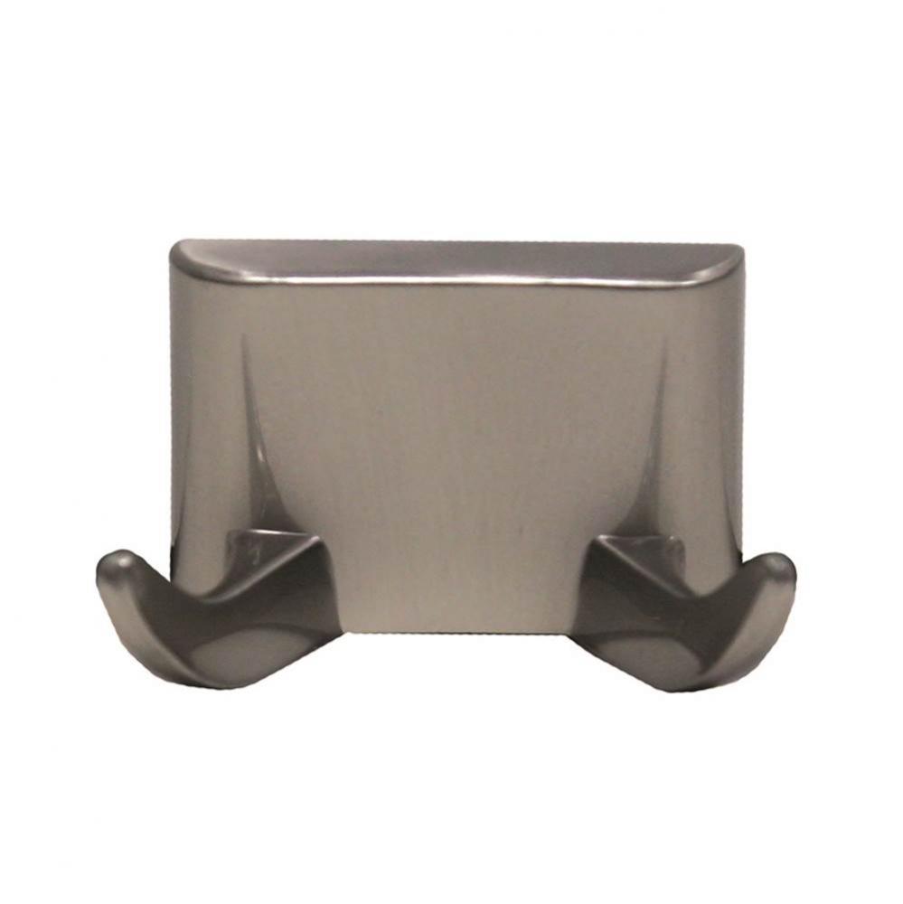 Brushed Nickel Double Robe Hook