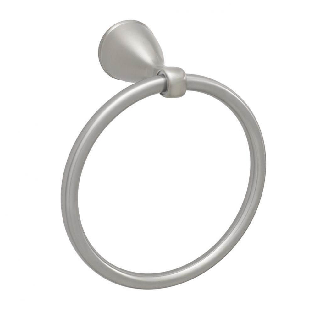 Brushed Nickel Towel Ring