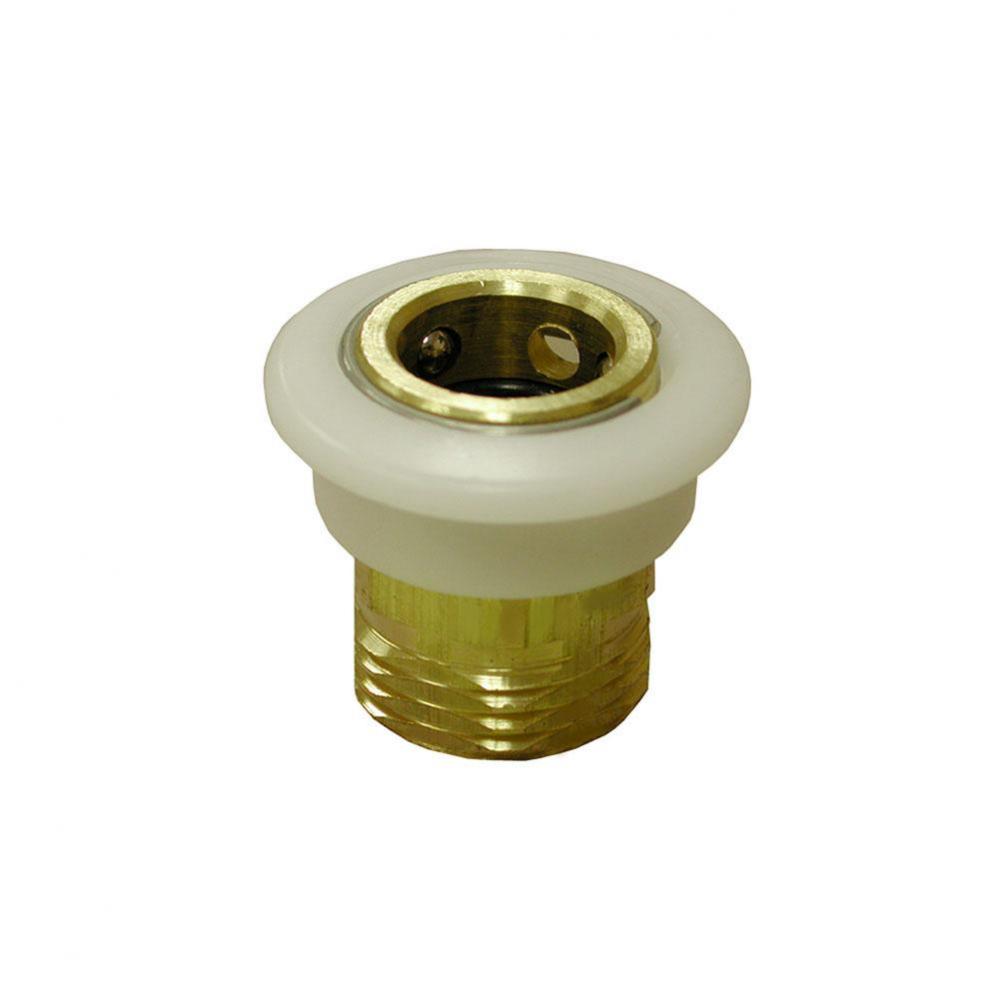 Nonplated Brass Snap Coupler x 3/4'' HT for use with A01029 as a Quick-Disconnect Unit