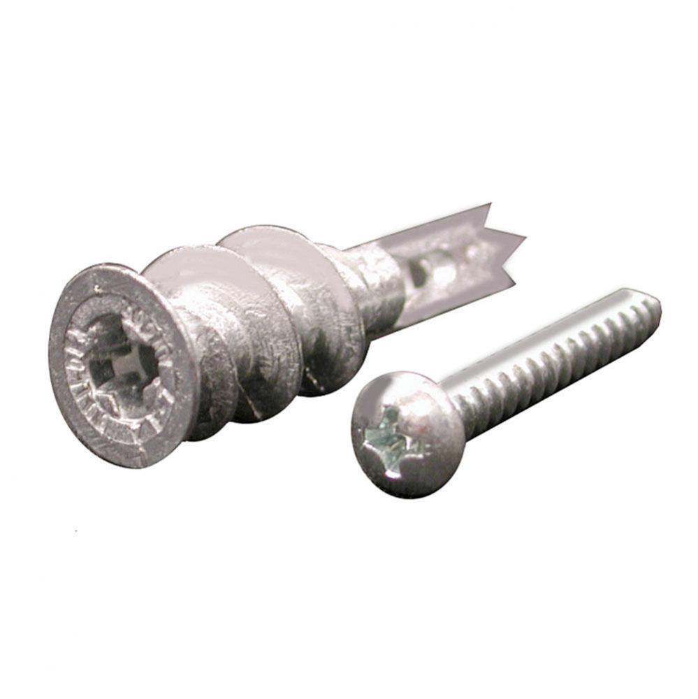 E-Z Anchor Bolts/Self-Drilling with 1-1/4'' Screws, Carton of 10