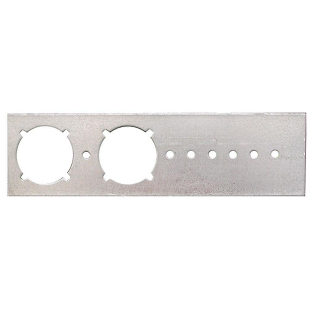 GALVANIZED BRACKET W/1 3/8KEYEDHOLES PEX