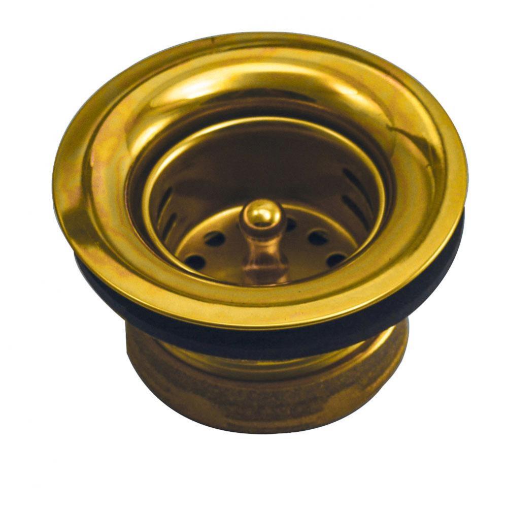 Polished Brass Junior Duo Basket Strainer