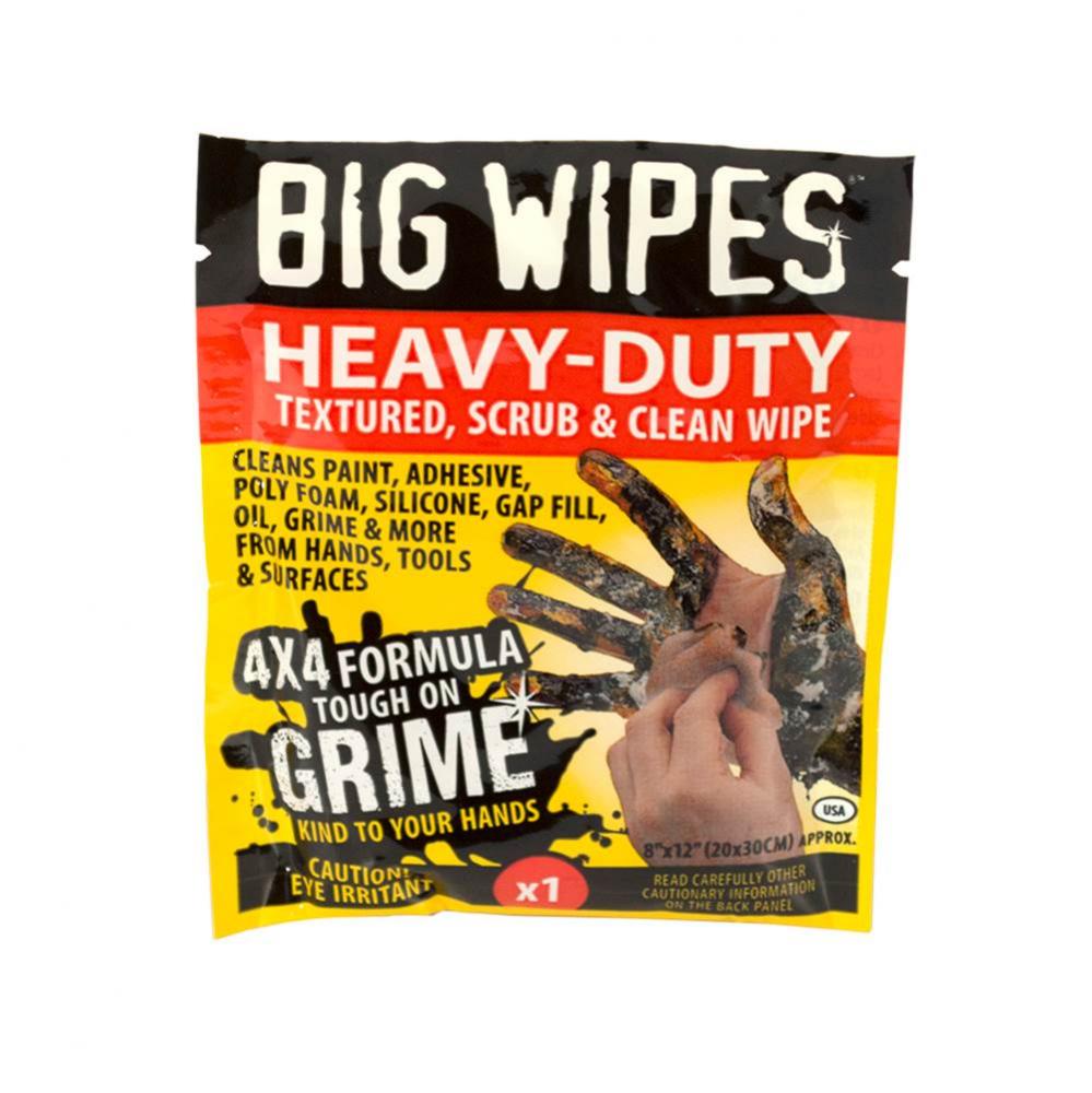 Heavy Duty Big Wipes, Single Packs (Bag of