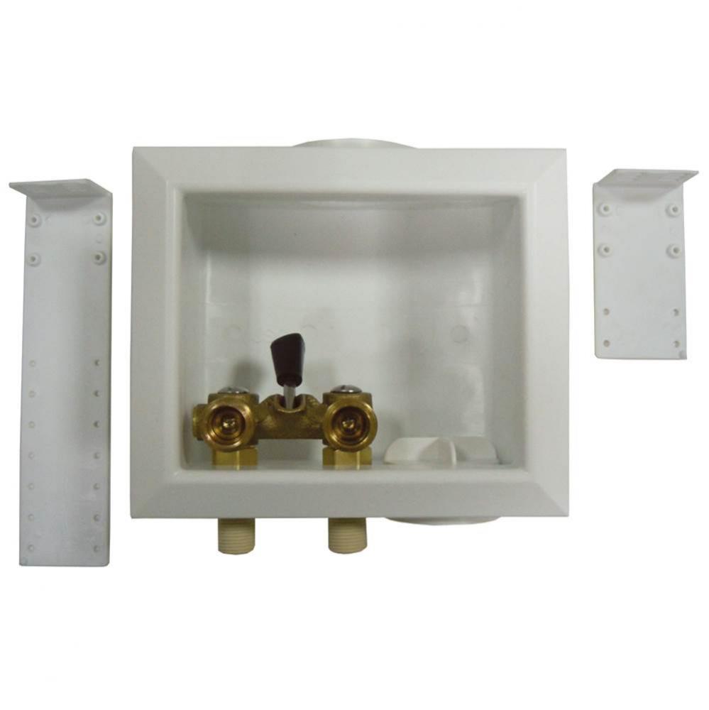 Washing Machine Box, Right Outlet Without Hammer Arrester, Single Lever, 1/2'' CPVC