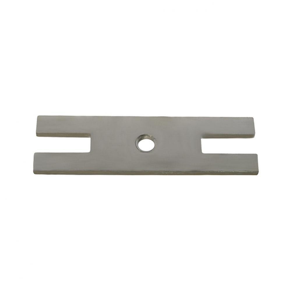 One-Hole Overflow Faceplate with Aluminum Bar