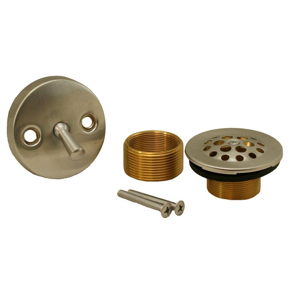 Brushed Stainless Two-Hole Trip Lever Conversion Kit