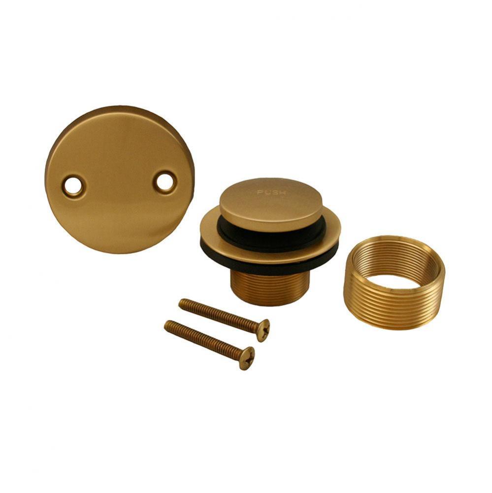 Brushed Bronze Two-Hole Toe Touch Conversion Kit