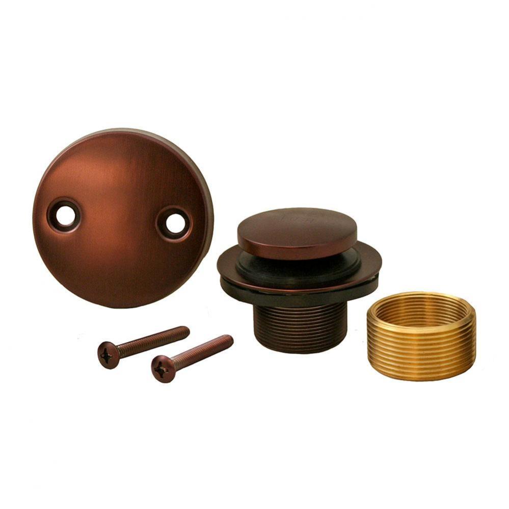 Old World Bronze Two-Hole Toe Touch Conversion Kit