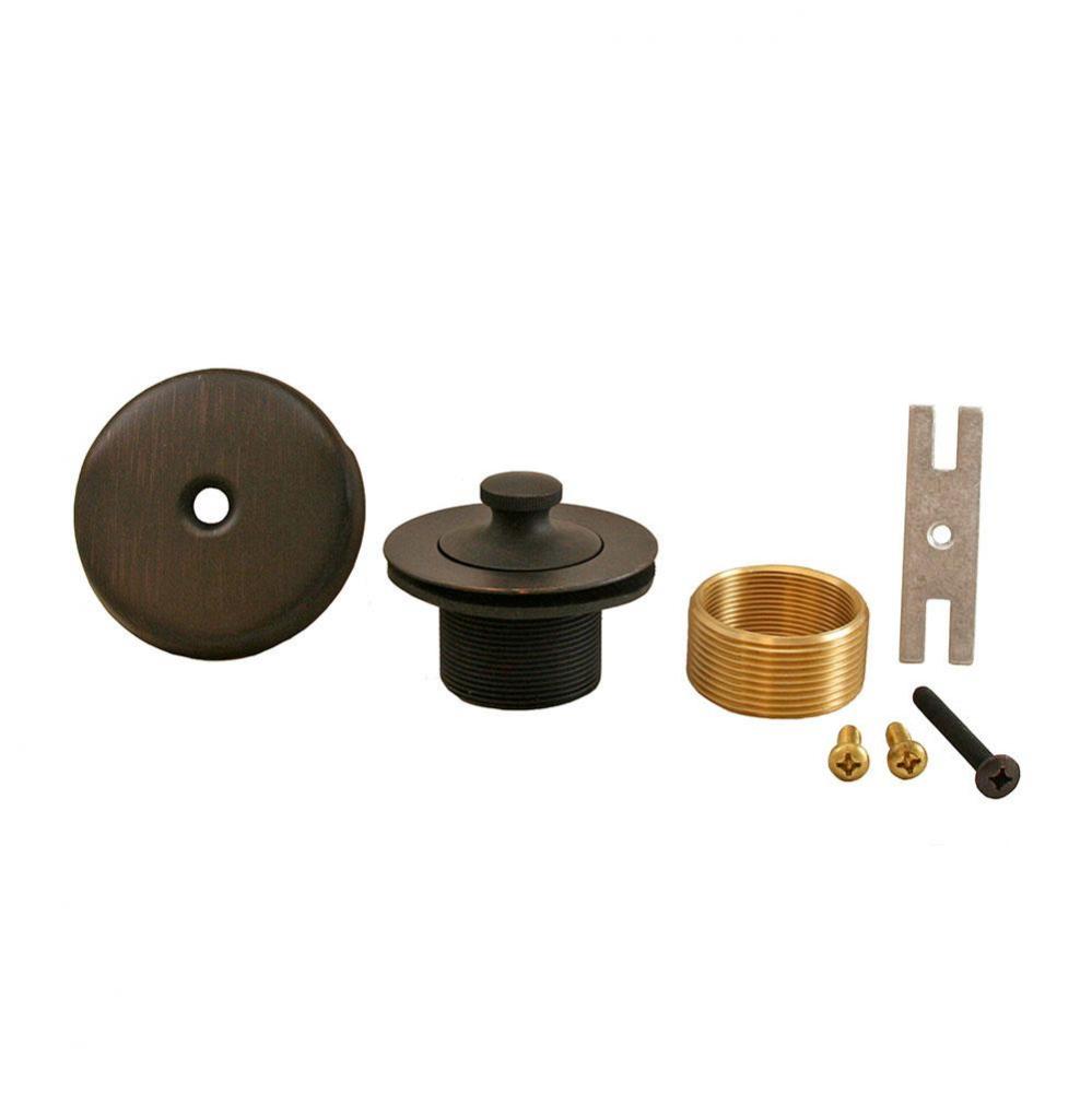 Old World Bronze One-Hole Lift and Turn Conversion Kit