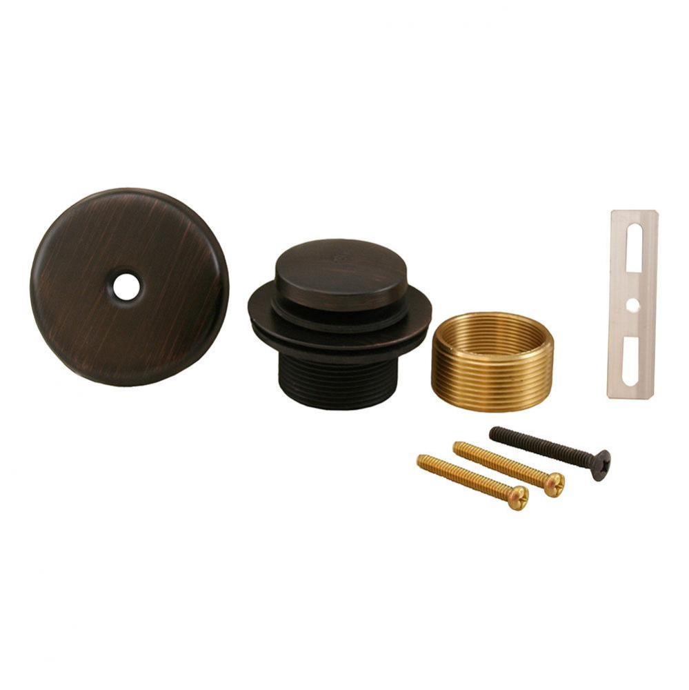 Old World Bronze One-Hole Toe Touch Conversion Kit