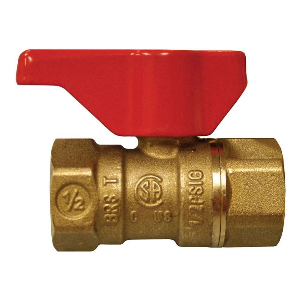 3/4'' Two-Piece Brass Gas Ball Valve