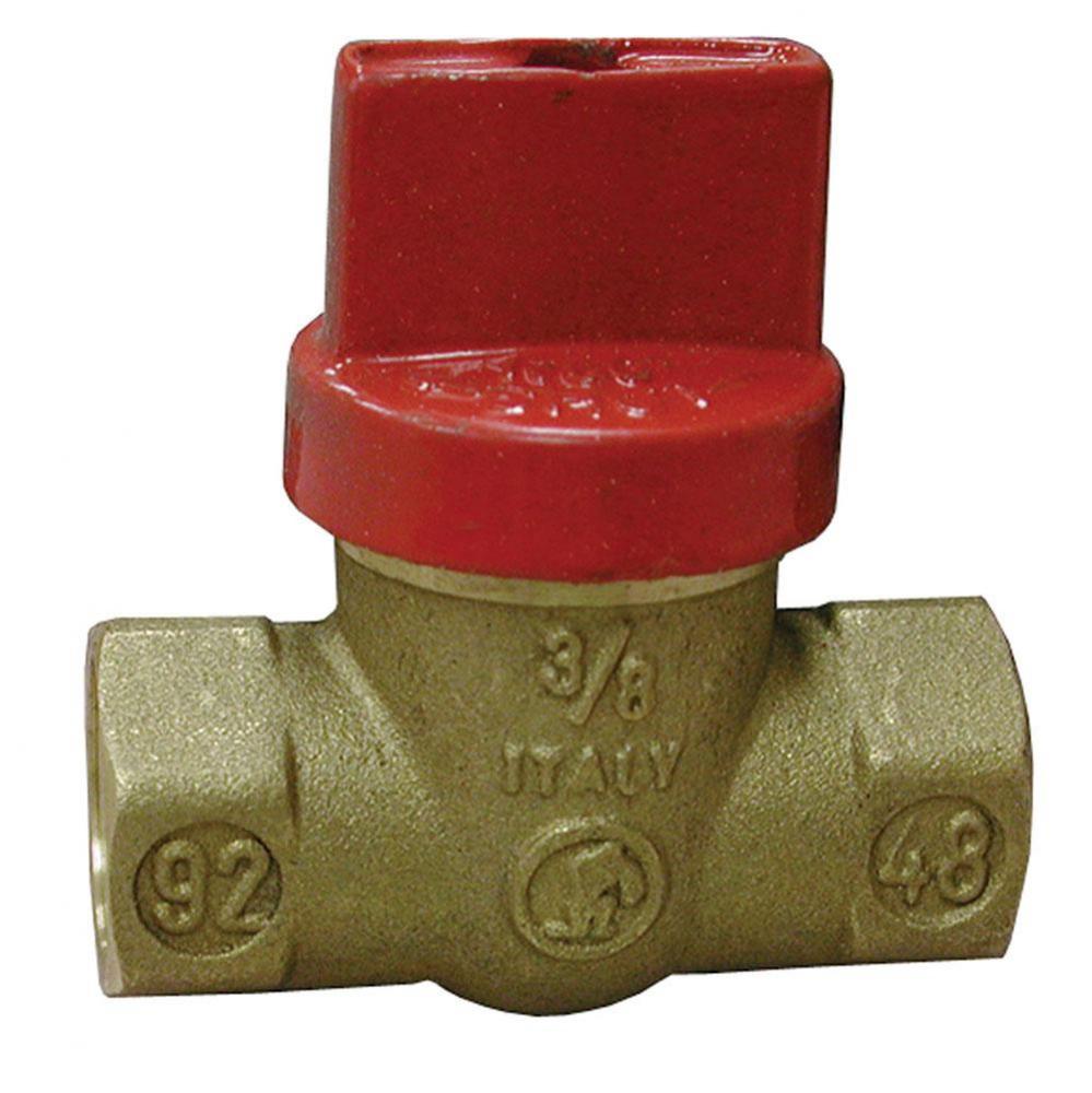 3/8'' FIP Brass Gas Ball Valve