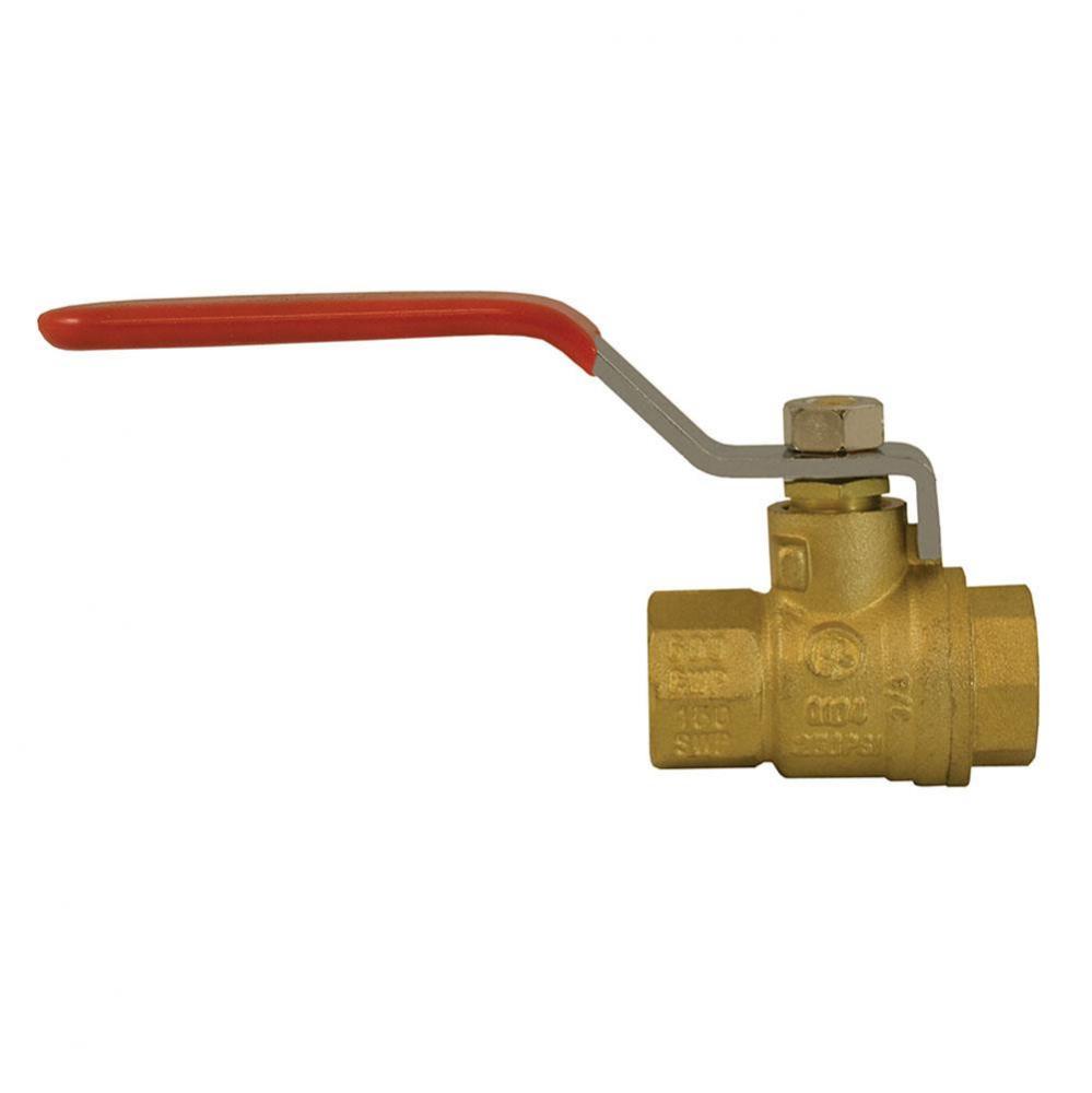 3/8'' Brass Ball Valve, Threaded