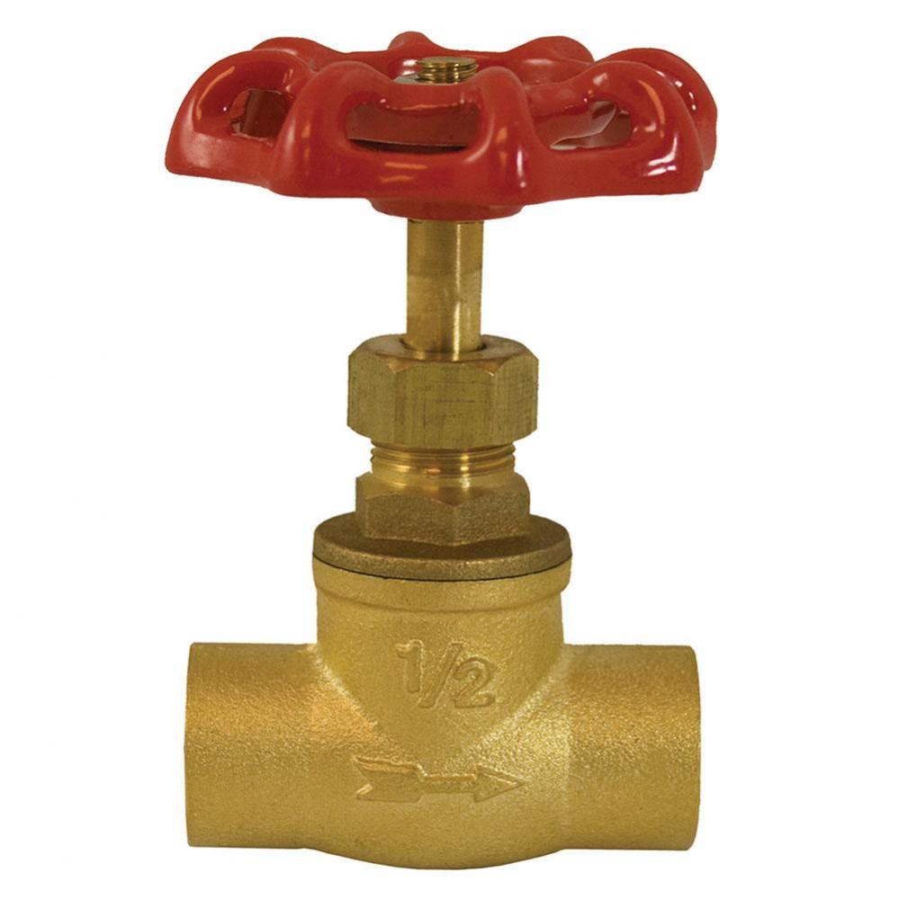 1/2'' Brass Stop Valve, Sweat