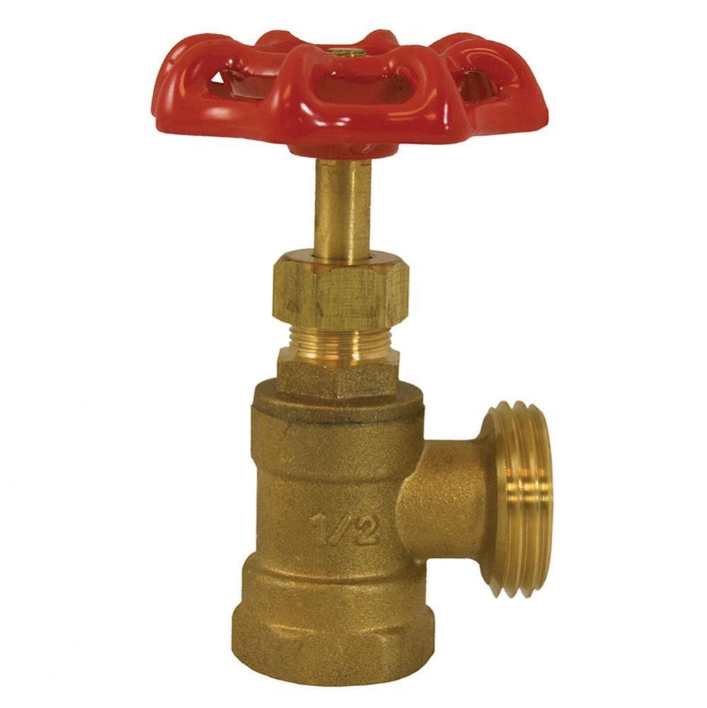 1/2'' FIP x 3/4'' MHT Brass Broiler Drain Valve