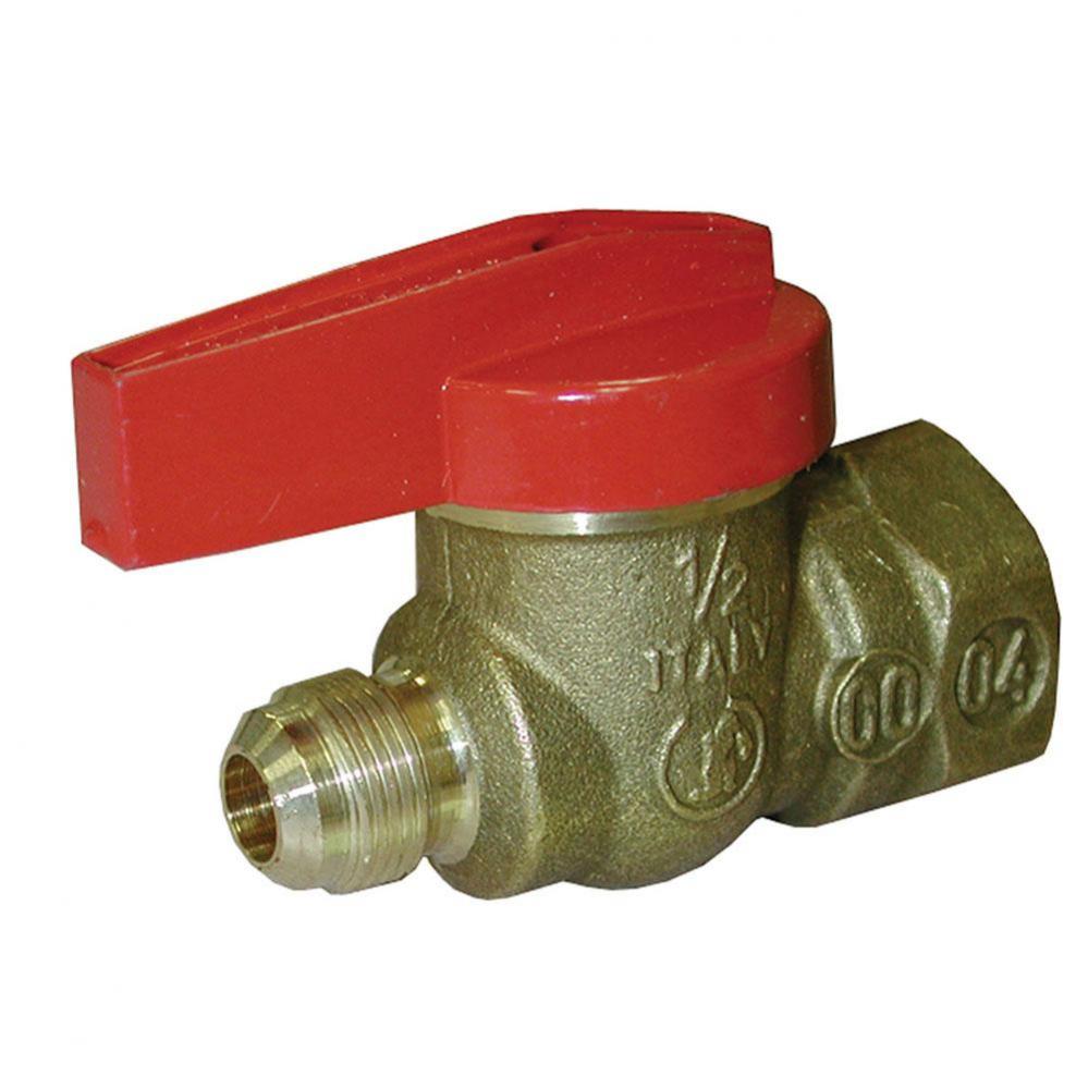 9/16''-24 x 1/2'' FIP Gas Heater Valve