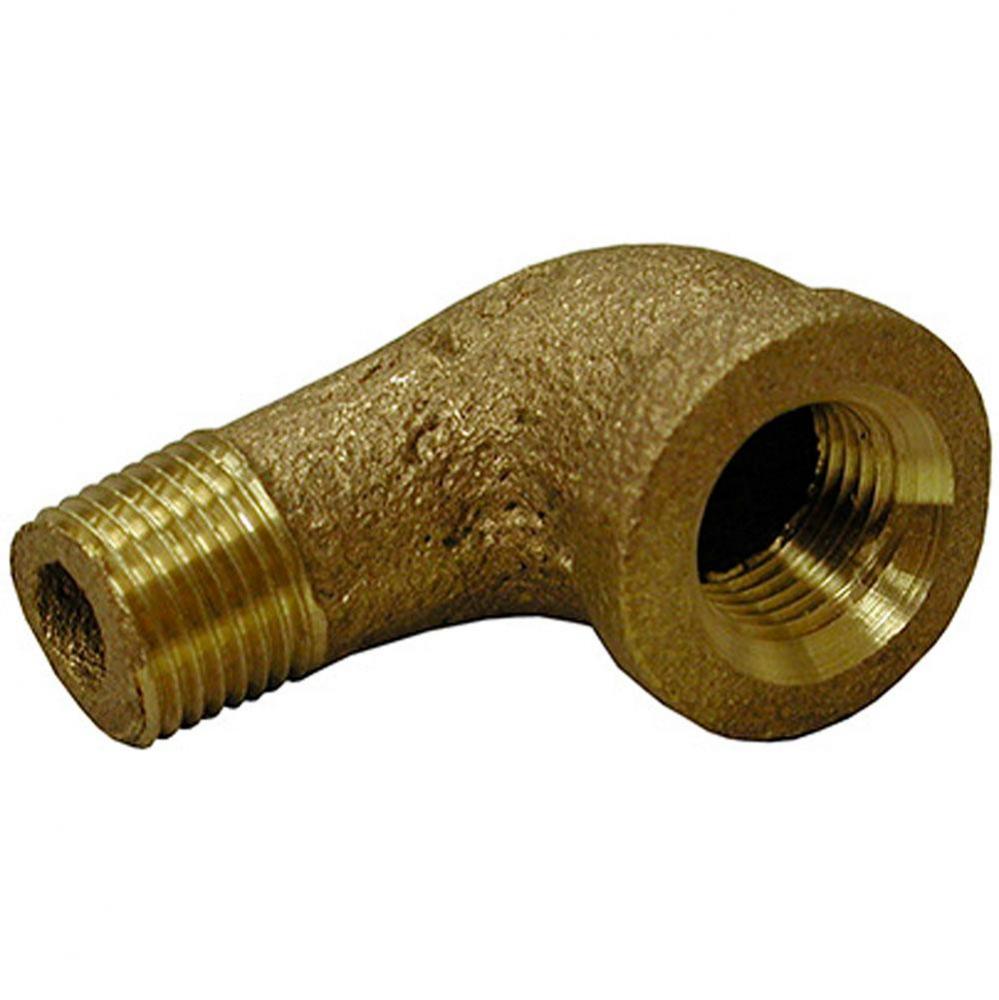 3/4 BRONZE 90 STREET ELBOW (LEAD FREE)