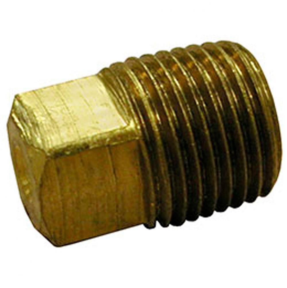 1/2'' Bronze Solid Square Head Plug, Lead Free