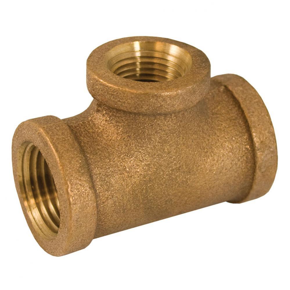 1/2X3/8 BRONZE REDUCING TEE LEAD FREE