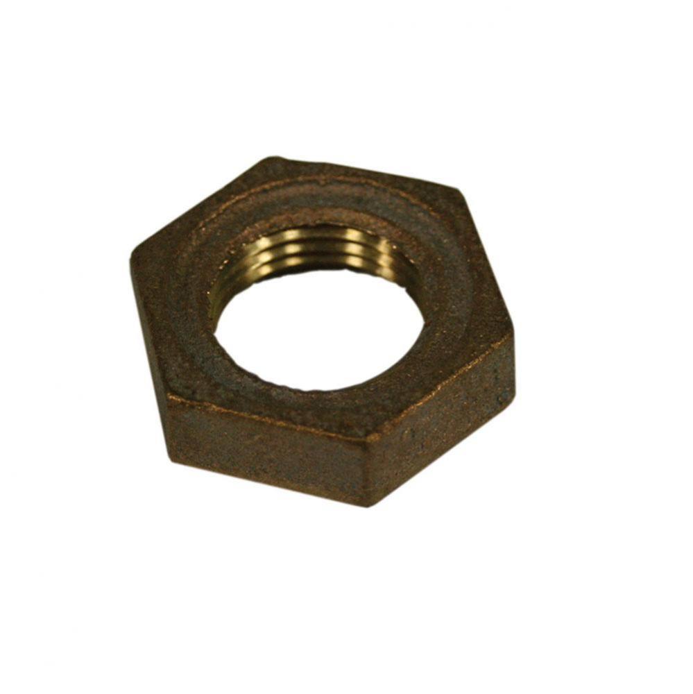 1/2 BRONZE LOCKNUT - LEAD FREE