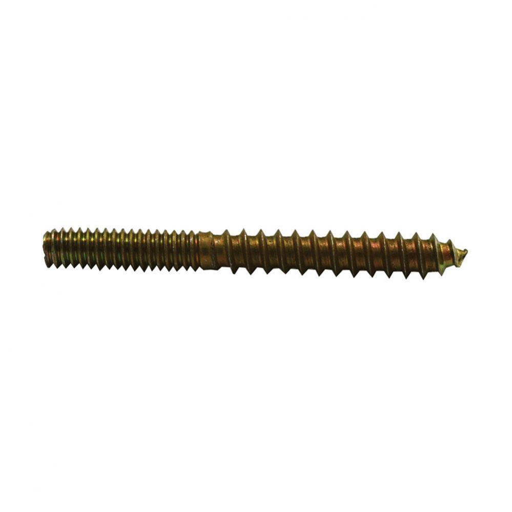 1/4'' x 2-1/2'' Brass Plated Screw, 100 pcs.