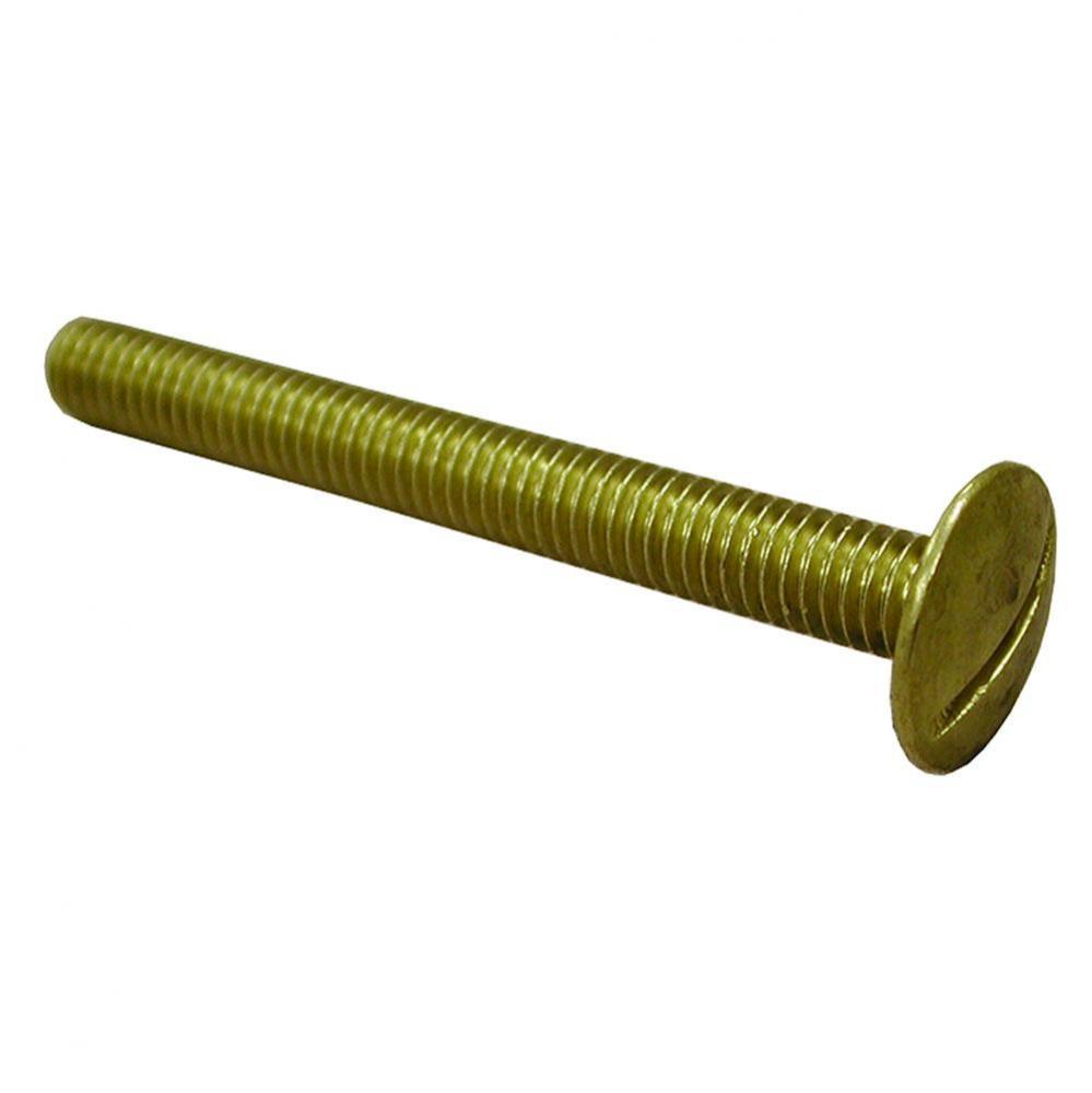 5/16''-18 x 3'' Brass Plated Tank Bolt