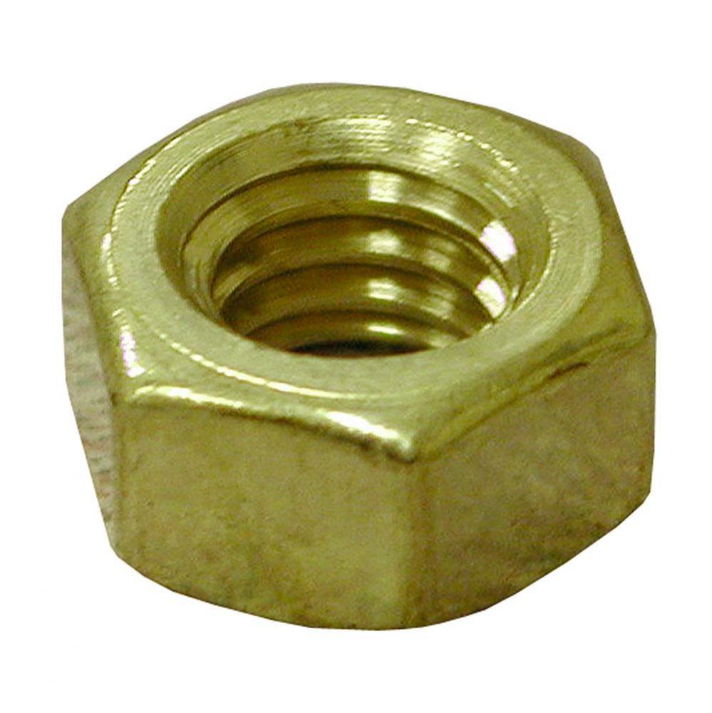 5/16''-18 Brass Heavy Hex Jam Nut