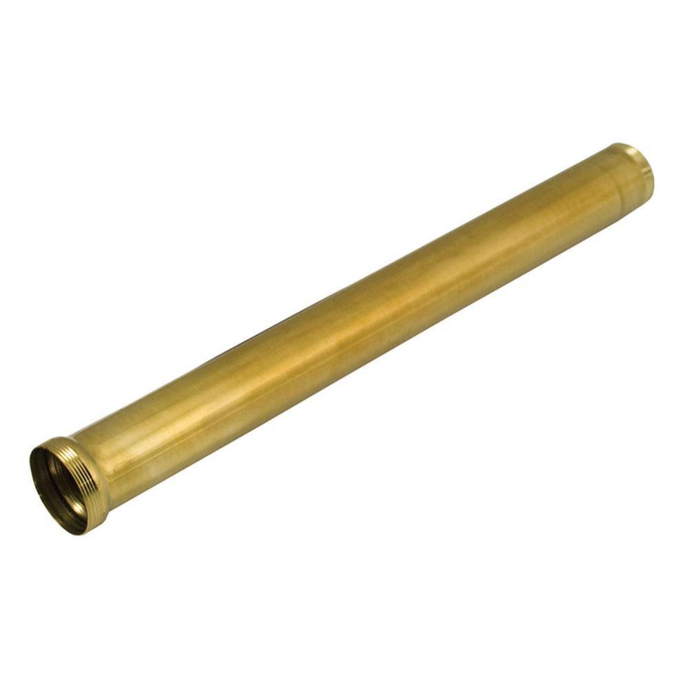 1'' x 1-1/8'' x 10'' Brass Overflow Tube